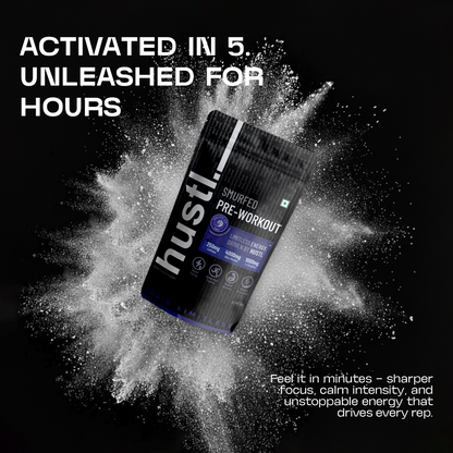 HUSTL Smurfed Pre-Workout | Blueberry | 300 g | 30 Servings